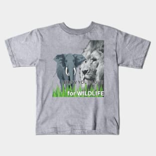 SHOW YOUR LOVE for WILDLIFE Kids T-Shirt